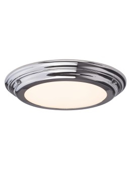 Elstead WELLAND LED Plafond 1x25W IP54 Chrome WELLAND-F-PC.
