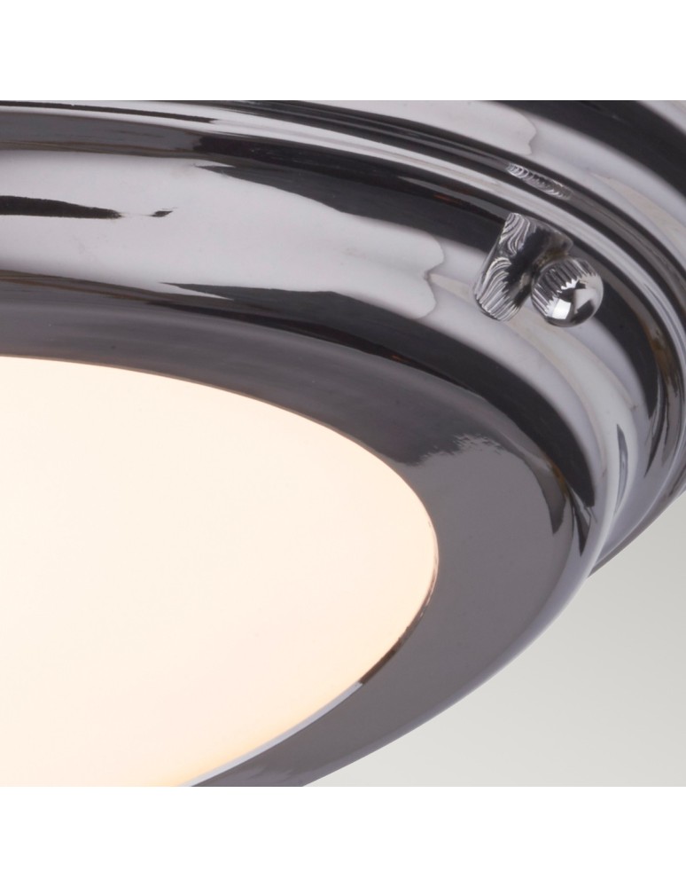 Hermetic plafonds - Elstead WELLAND LED Plafond 1x25W IP54 Chrome WELLAND-F-PC. - product kolory-swiatla.pl 4