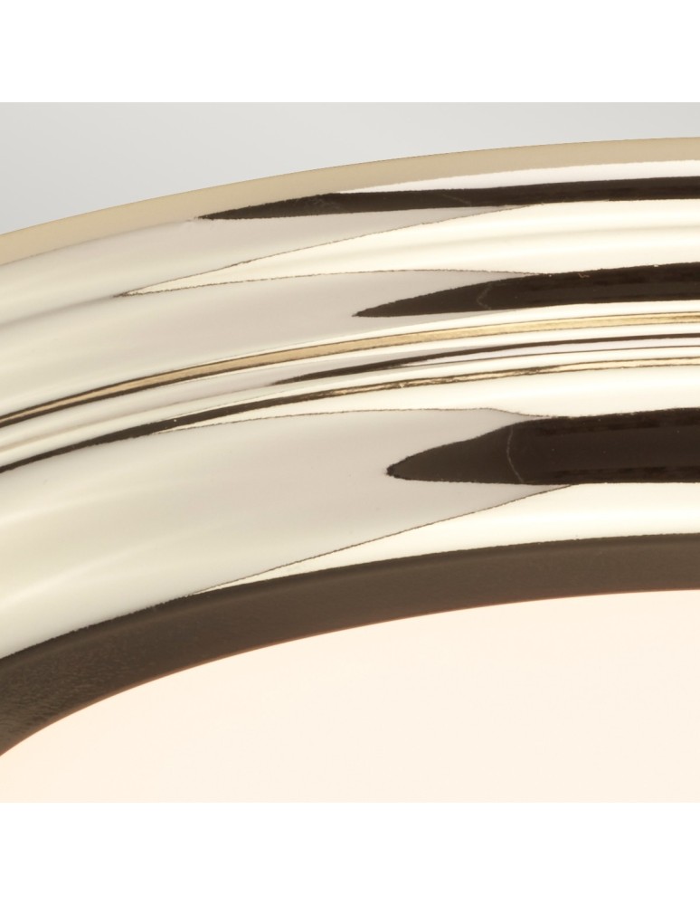 Hermetic plafonds - Elstead WELLAND LED Plafond 1x25W IP54 Brass WELLAND-F-PB - product kolory-swiatla.pl 3