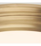 Hermetic plafonds - Elstead WELLAND LED Plafond 1x25W IP54 Antique Brass WELLAND-F-AB - product 3