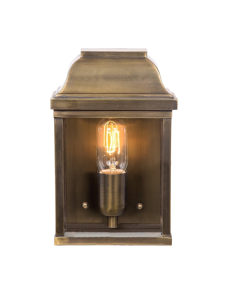 Outdoor wall lamps - Elstead VICTORIA Wall lamp E27 1x100W IP44 Antique Brass VICTORIA-BR - product kolory-swiatla.pl 1
