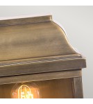 Outdoor wall lamps - Elstead VICTORIA Wall lamp E27 1x100W IP44 Antique Brass VICTORIA-BR - product 2
