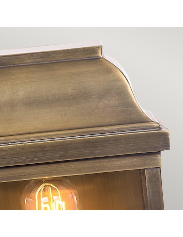 Elstead VICTORIA Wall lamp E27 1x100W IP44 Antique Brass VICTORIA-BR - product 2