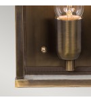 Outdoor wall lamps - Elstead VICTORIA Wall lamp E27 1x100W IP44 Antique Brass VICTORIA-BR - product 3