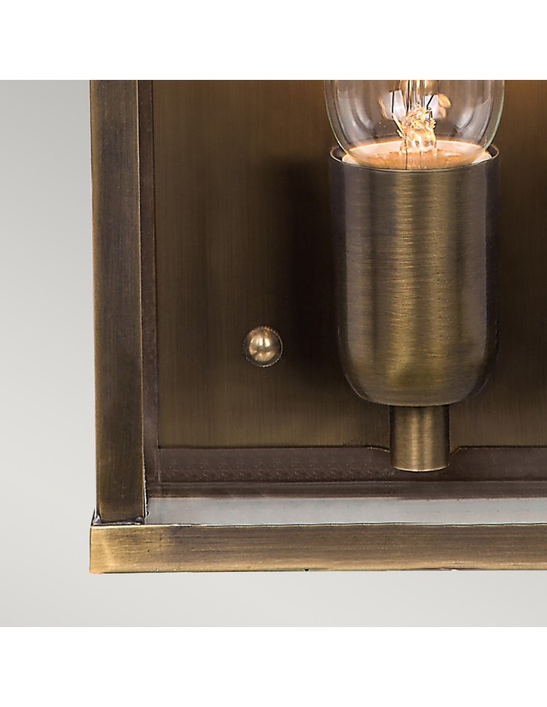 Outdoor wall lamps - Elstead VICTORIA Wall lamp E27 1x100W IP44 Antique Brass VICTORIA-BR - product kolory-swiatla.pl 3