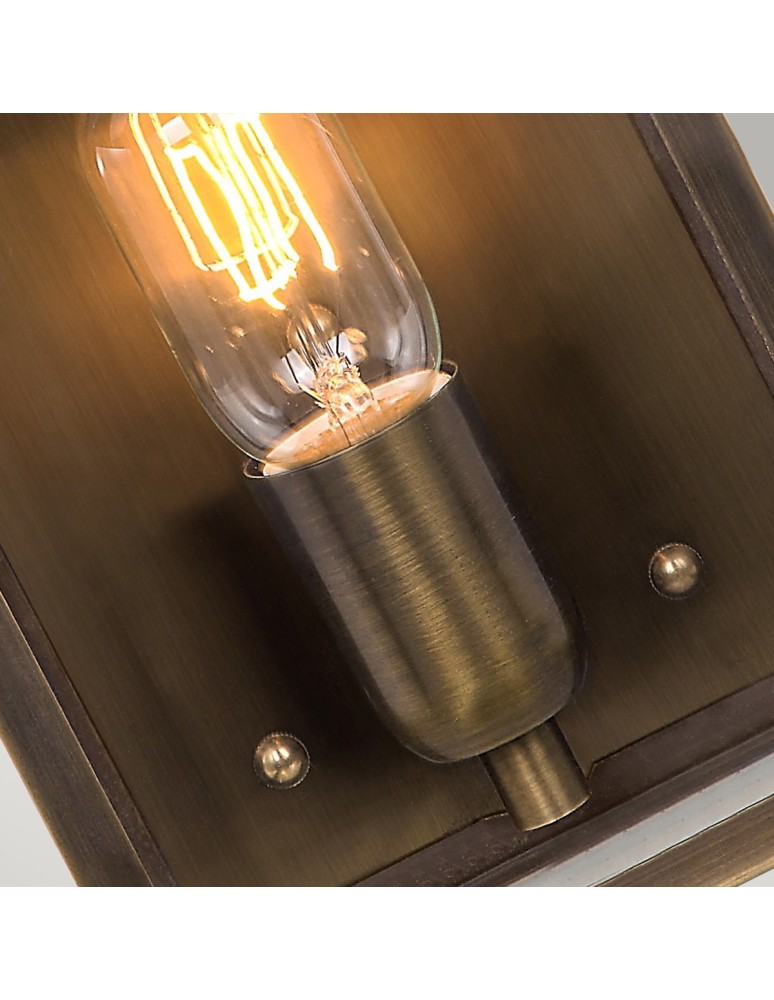 Outdoor wall lamps - Elstead VICTORIA Wall lamp E27 1x100W IP44 Antique Brass VICTORIA-BR - product kolory-swiatla.pl 4