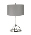 Table lamps with lampshade - Elstead VICENZA E27 Table Lamp 1x60W White VICENZA-TL-GPN - product 1