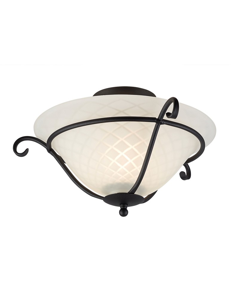 Ceiling lamps - Elstead TORCHIERE Plafond E27 1x100W Black TCH-F-BLACK - product kolory-swiatla.pl 1