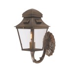 Outdoor wall lamps - Elstead ST PAULS Wall lamp E27 1x60W IP44 Brass ST-PAULS-WB1 - product 1