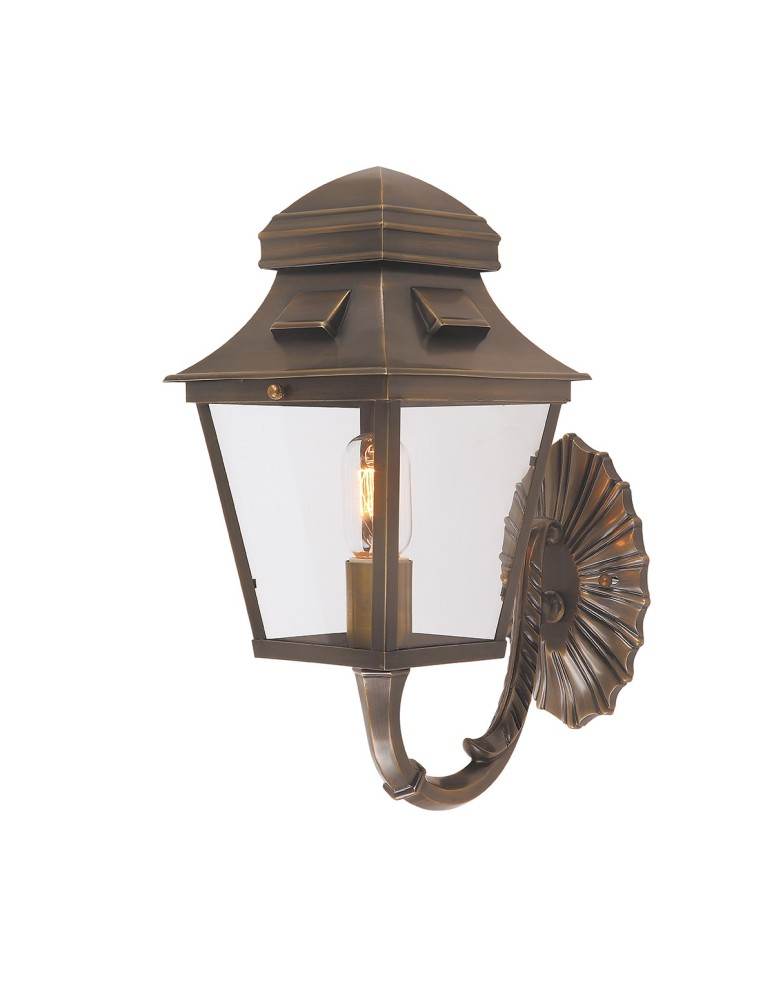 Outdoor wall lamps - Elstead ST PAULS Wall lamp E27 1x60W IP44 Brass ST-PAULS-WB1 - product kolory-swiatla.pl 1