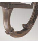 Outdoor wall lamps - Elstead ST PAULS Wall lamp E27 1x60W IP44 Brass ST-PAULS-WB1 - product 3