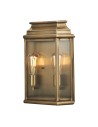 Elstead ST MARTINS Wall lamp E27 2x100W IP44 Antique Brass ST-MARTINS-L-BR