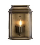 Outdoor wall lamps - Elstead ST MARTINS Wall lamp E27 1x100W IP44 Antique Brass ST-MARTINS-BR - product 1