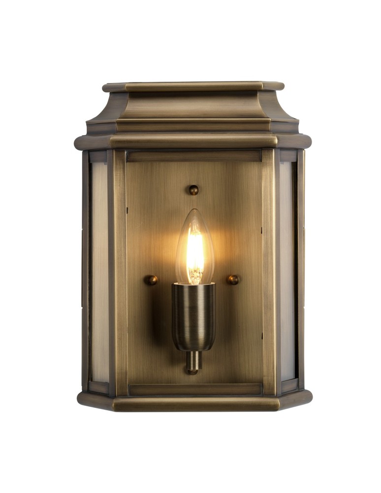 Outdoor wall lamps - Elstead ST MARTINS Wall lamp E27 1x100W IP44 Antique Brass ST-MARTINS-BR - product kolory-swiatla.pl 1