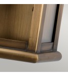 Outdoor wall lamps - Elstead ST MARTINS Wall lamp E27 1x100W IP44 Antique Brass ST-MARTINS-BR - product 4