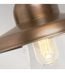 Outdoor wall lamps - Elstead SOMERTON Wall lamp E27 1x100W IP44 Antique Brass SOMERTON-BR - product 4