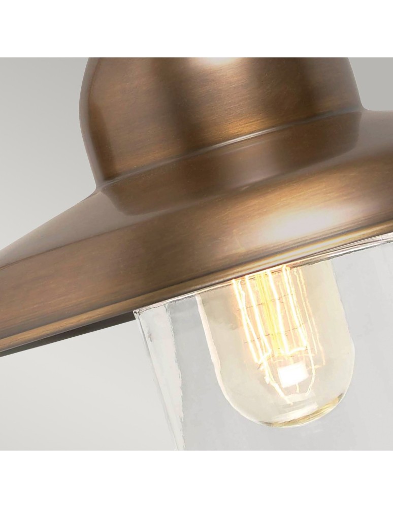 Outdoor wall lamps - Elstead SOMERTON Wall lamp E27 1x100W IP44 Antique Brass SOMERTON-BR - product kolory-swiatla.pl 4
