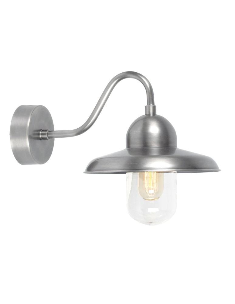 Outdoor wall lamps - Elstead SOMERTON Wall lamp E27 1x100W IP44 Antique Nickel SOMERTON-AN - product kolory-swiatla.pl 1
