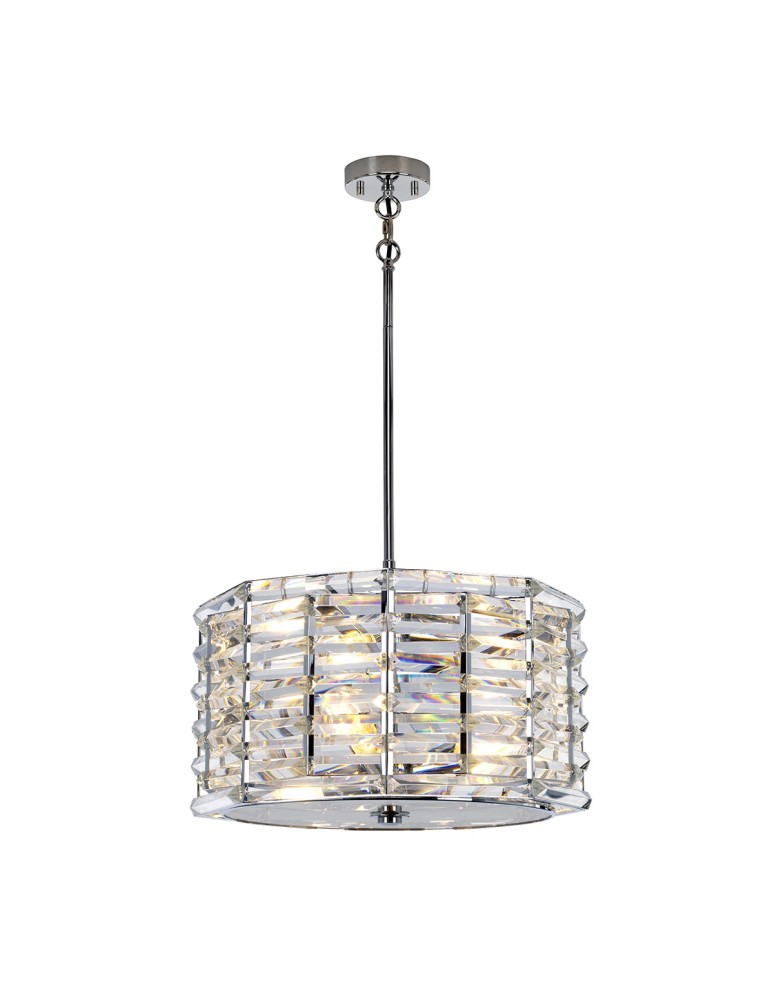 Lampy wiszące - Elstead SHOAL Wisząca E27 4x60W Nikiel SHOAL-4P - produkt kolory-swiatla.pl 1