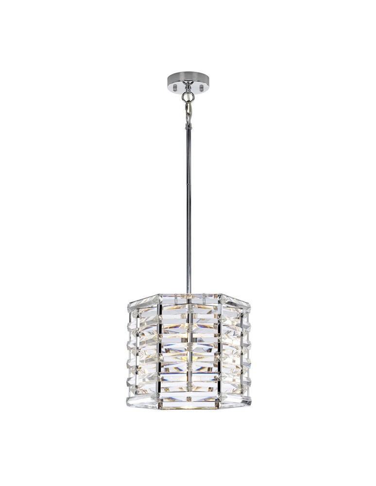 Lampy wiszące - Elstead SHOAL Wisząca E27 1x60W Nikiel SHOAL-1P - produkt kolory-swiatla.pl 1