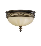 Retro ceiling lamps - Feiss DRAWING ROOM 3x60W E27 FE/DRAWINGRM/FB Ceiling - product 1