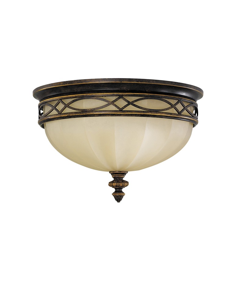Retro ceiling lamps - Feiss DRAWING ROOM 3x60W E27 FE/DRAWINGRM/FB Ceiling - product kolory-swiatla.pl 1
