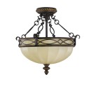 Retro ceiling lamps - Feiss DRAWING ROOM 3x100W E27 FE/DRAWINGRM/SFC Ceiling light. - product 1