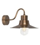 Outdoor wall lamps - Elstead SHELDON Wall lamp E27 1x100W IP44 Antique Brass SHELDON-BR - product 1