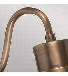 Outdoor wall lamps - Elstead SHELDON Wall lamp E27 1x100W IP44 Antique Brass SHELDON-BR - product 3