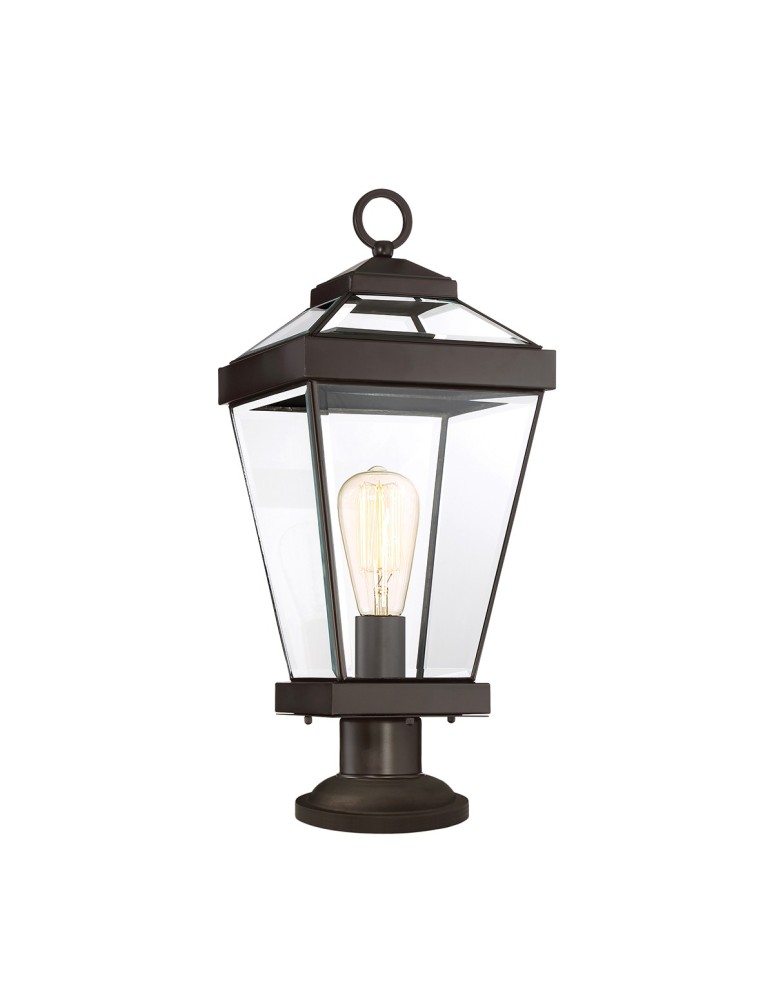 Standing garden lamps - Elstead RAVINE Outdoor Standing E27 1x60W IP44 Brown QZ-RAVINE3-M. - product kolory-swiatla.pl 1