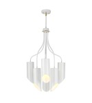 Modern chandeliers - Elstead QUINTO Chandelier E27 6x8W Brass QUINTO6-WAB - product 1