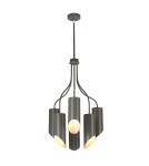 Modern chandeliers - Elstead QUINTO 6x8W Graphite E27 Chandelier QUINTO6-GPN - product 1