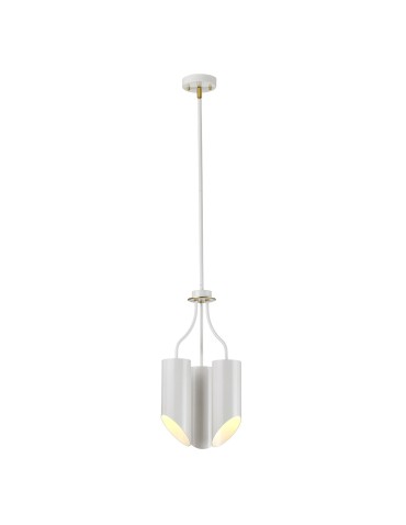 Elstead QUINTO Chandelier E27 3x8W Brass QUINTO3-WAB