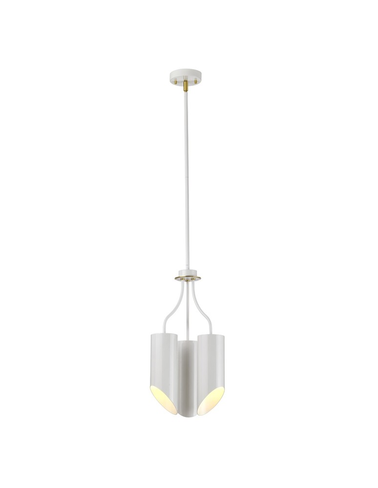 Modern chandeliers - Elstead QUINTO Chandelier E27 3x8W Brass QUINTO3-WAB - product kolory-swiatla.pl 1