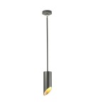 Pendant lamps - Elstead QUINTO Pendant E27 1x8W Graphite QUINTO1P-GPN - product 1