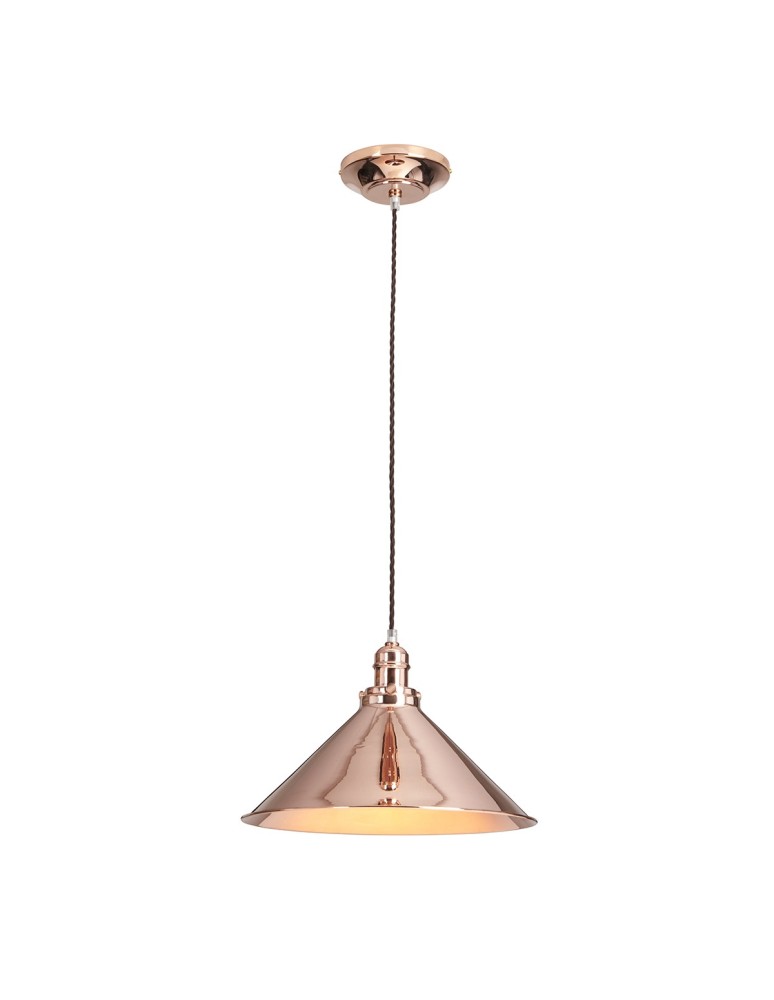Pendant lamps - Elstead PROVENCE Pendant E27 1x100W Copper PV-SP-CPR - product kolory-swiatla.pl 1