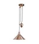 Pendant lamps - Elstead PROVENCE Pendant E27 1x100W Copper PV-P-CPR - product 1