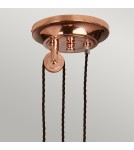 Pendant lamps - Elstead PROVENCE Pendant E27 1x100W Copper PV-P-CPR - product 2