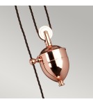 Pendant lamps - Elstead PROVENCE Pendant E27 1x100W Copper PV-P-CPR - product 3