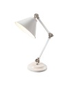 Elstead PROVENCE ELEMENT Lampa Stołowa E27 1x60W Biały/Nikiel PV-ELEMENT-WPN