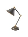 Elstead PROVENCE ELEMENT E27 1x60W Graphite/Antique Brass Table Lamp PV-ELEMENT-GAB