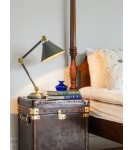 Reading table lamps - Elstead PROVENCE ELEMENT E27 1x60W Graphite/Antique Brass Table Lamp PV-ELEMENT-GAB - product 2