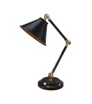 Reading table lamps - Elstead PROVENCE ELEMENT E27 1x60W Black/Brass Table Lamp PV-ELEMENT-BPB - product 1