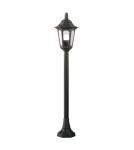 Standing garden lamps - Elstead PARISH Outdoor Standing E27 1x100W IP44 Black PRM5-BLACK - product 1