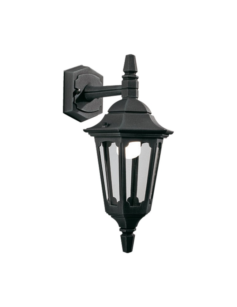 Outdoor wall lamps - Elstead PARISH Wall lamp E27 1x100W IP44 Black PRM2-BLACK - product kolory-swiatla.pl 1