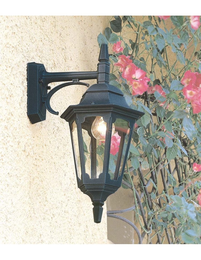Outdoor wall lamps - Elstead PARISH Wall lamp E27 1x100W IP44 Black PR2-BLACK - product kolory-swiatla.pl 4