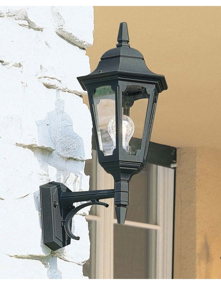 Outdoor wall lamps - Elstead PARISH Wall lamp E27 1x100W IP44 Black PR1-BLACK - product kolory-swiatla.pl 2