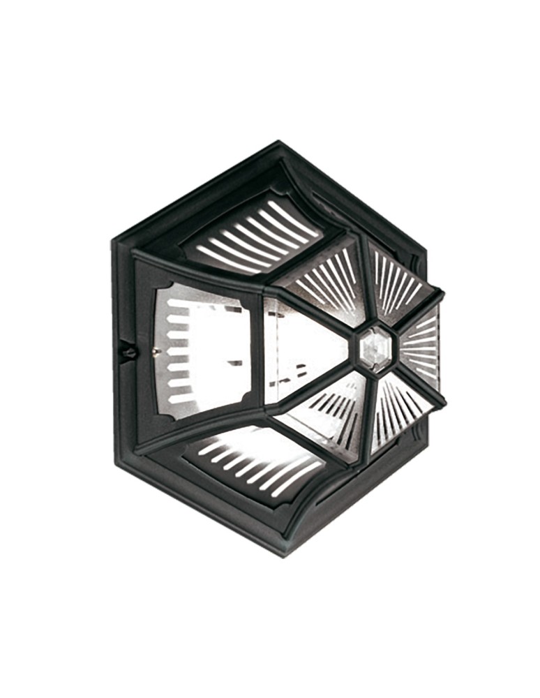Outdoor ceiling lamps - Elstead PARISH Plafond E27 1x100W IP44 Black PR12-BLACK - product kolory-swiatla.pl 1