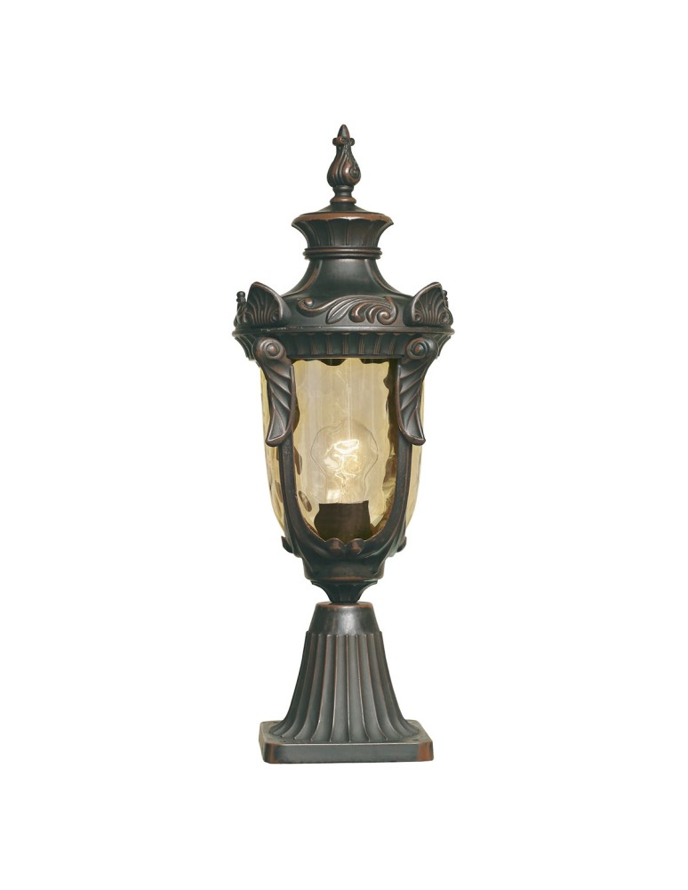 Standing garden lamps - Elstead PHILADELPHIA Outdoor Standing E27 1x100W IP44 Brown PH3-M-OB - product kolory-swiatla.pl 1
