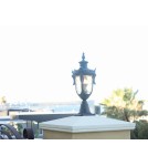 Standing garden lamps - Elstead PHILADELPHIA Outdoor Standing E27 1x100W IP44 Brown PH3-M-OB - product 3